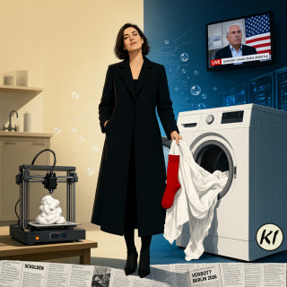 Elif wäscht rote Socken mit der Weisswäsche, das blutige Amerika jetzt live im Stream & Brinschig aus dem 3D Drucker nicht flaus